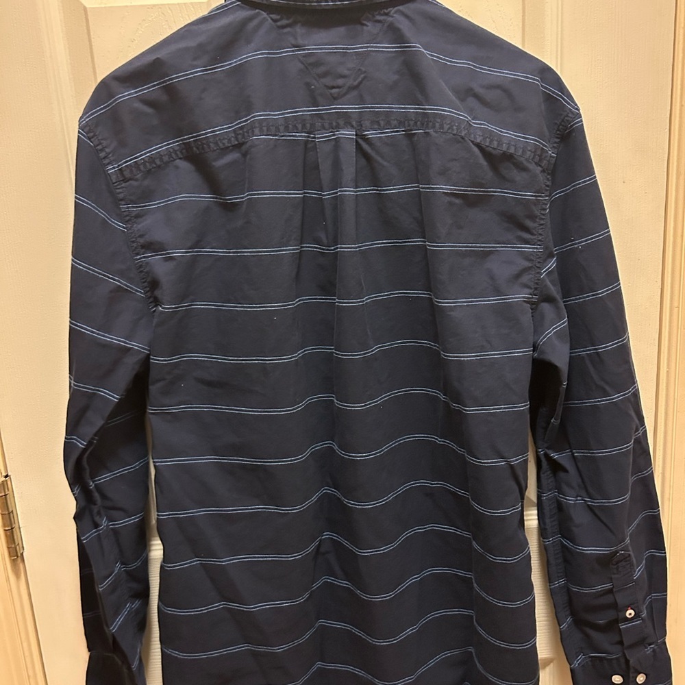 Tommy Hilfiger Button Down Dress Shirt Sz XL - Picture 7 of 7